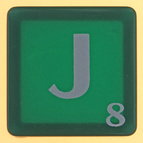 scrabble letter J Scrabble 60th Anniversary edition Leo Reynolds