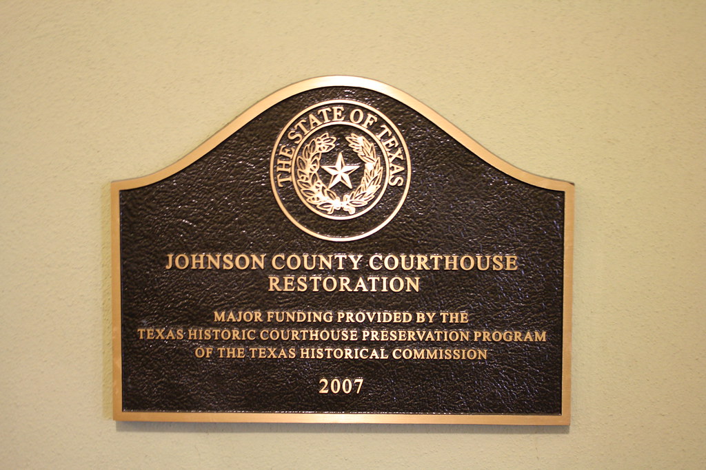 Johnson County Courthouse Restoration commemorative plaque… Flickr