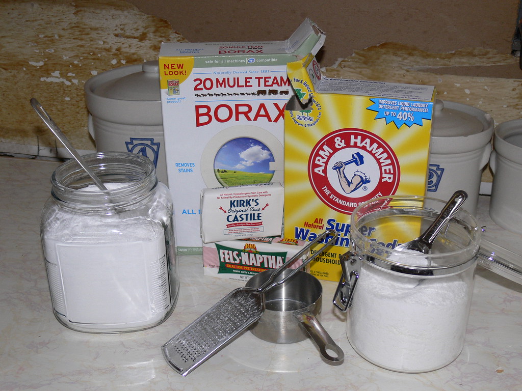 homemade detergent Homemade dishwasher and laundry deterge… Flickr