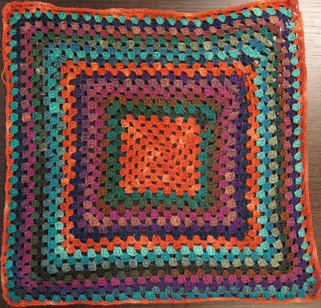 Noro Crochet Blanket Kureyon sock yarn (col. 2288) and som… Flickr