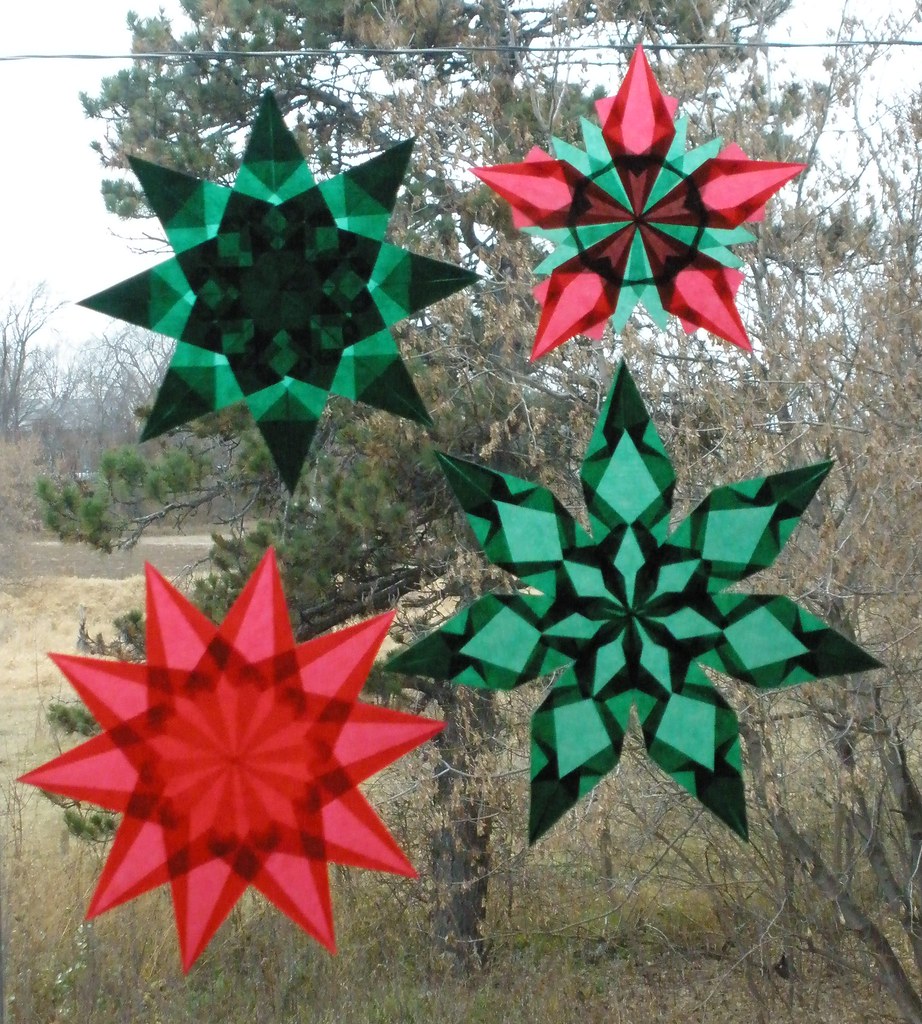 Christmas Window Stars Some of the recent stars I made for… Flickr