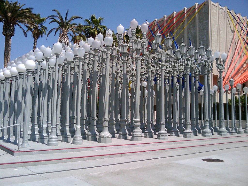 Lamp Post Madness LACMA Exhibit Ingrid Richter Flickr