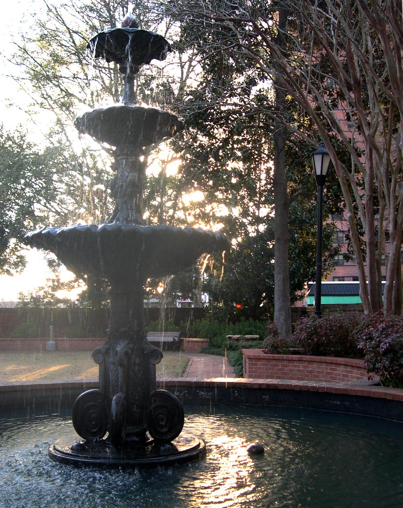 fountain USC South Caroliniana Library, view west John Flickr
