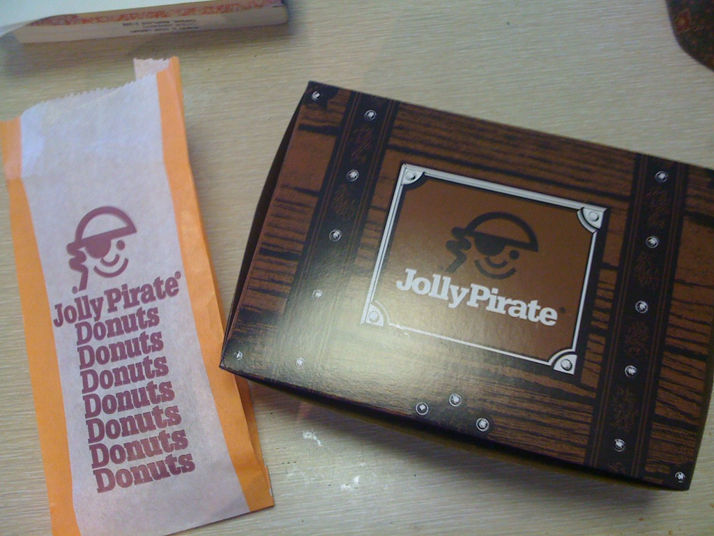 Jolly Pirate Donuts Packaging a photo on Flickriver