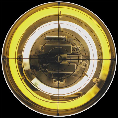 circular pair of fluorescent tubes flickering from the cei… Flickr