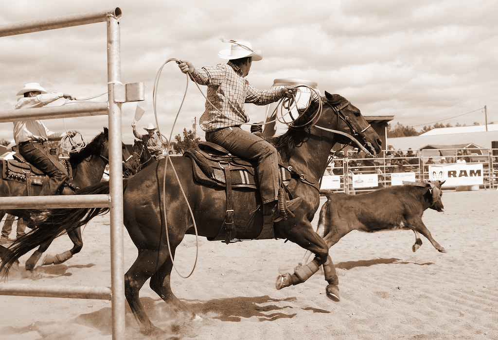 The Chase. Dorchester RAM Rodeo, Ontario. Ashley G Flickr