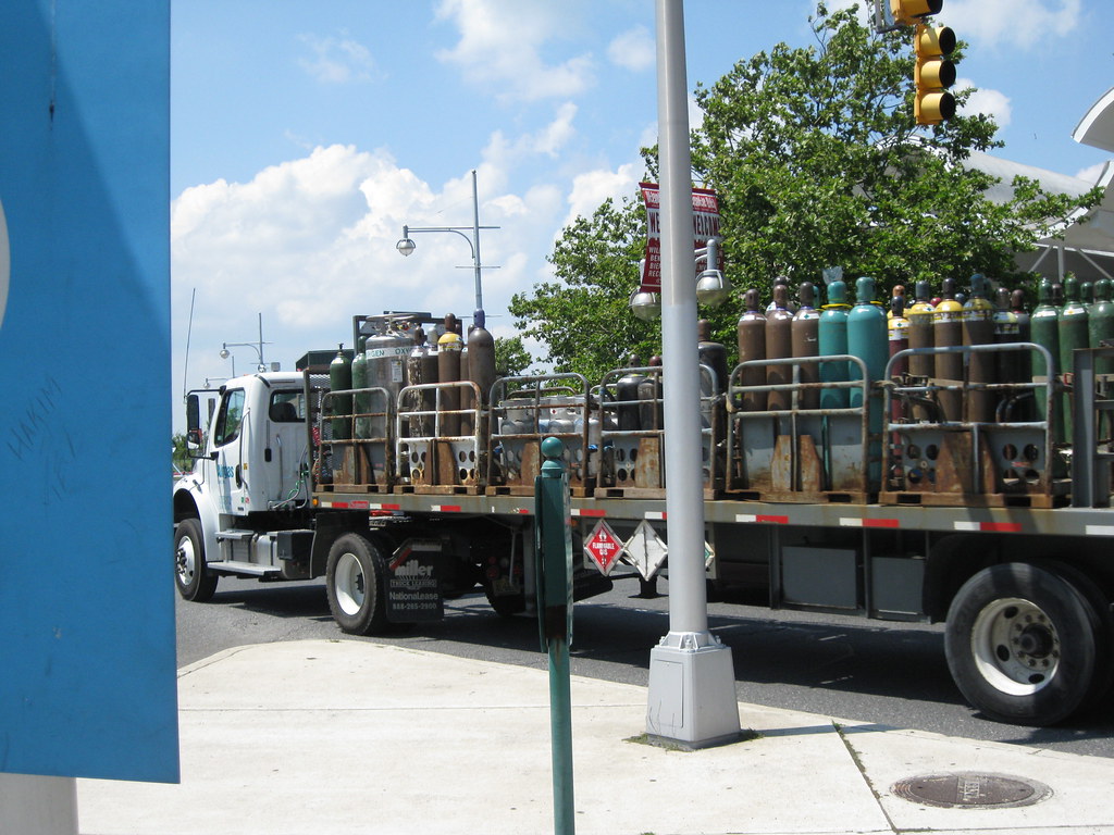 Truck Carrying Canisters iirraa Flickr