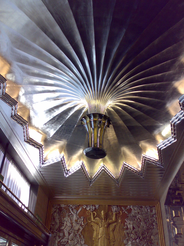 art deco ceiling in old Daily Express building a photo on Flickriver