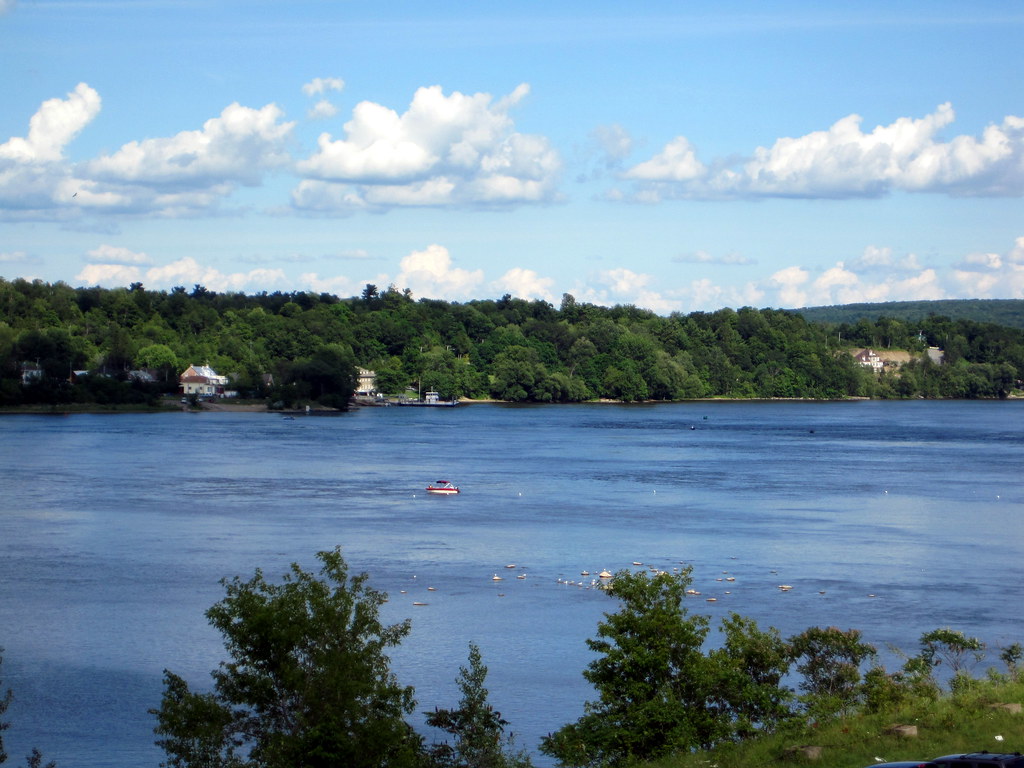 PointeFortune, Quebec Ottawa River Ferry crossing the O… Flickr