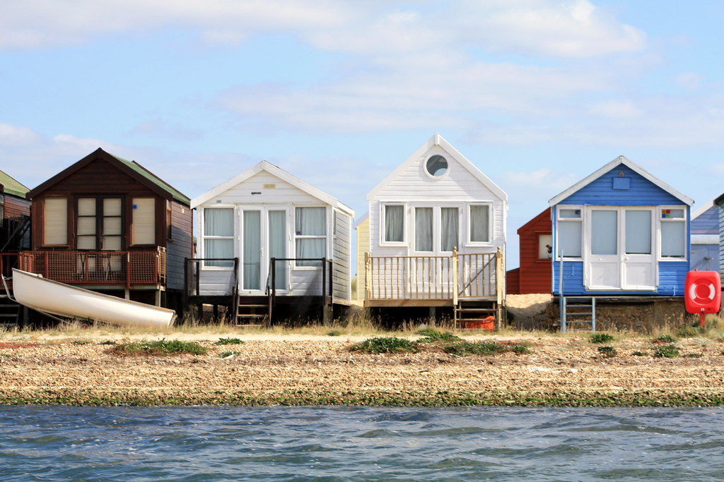 Beach Houses Beach Houses on Mudeford spit, New Forest