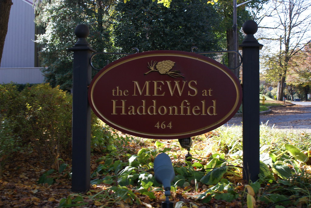 Mews of Haddonfield Sign Haddonfield John Theibault Flickr