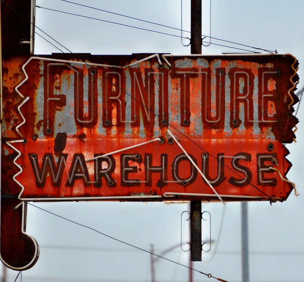 Furniture Warehouse Sign in Rust Admiral Rd. Tulsa, OK Flickr