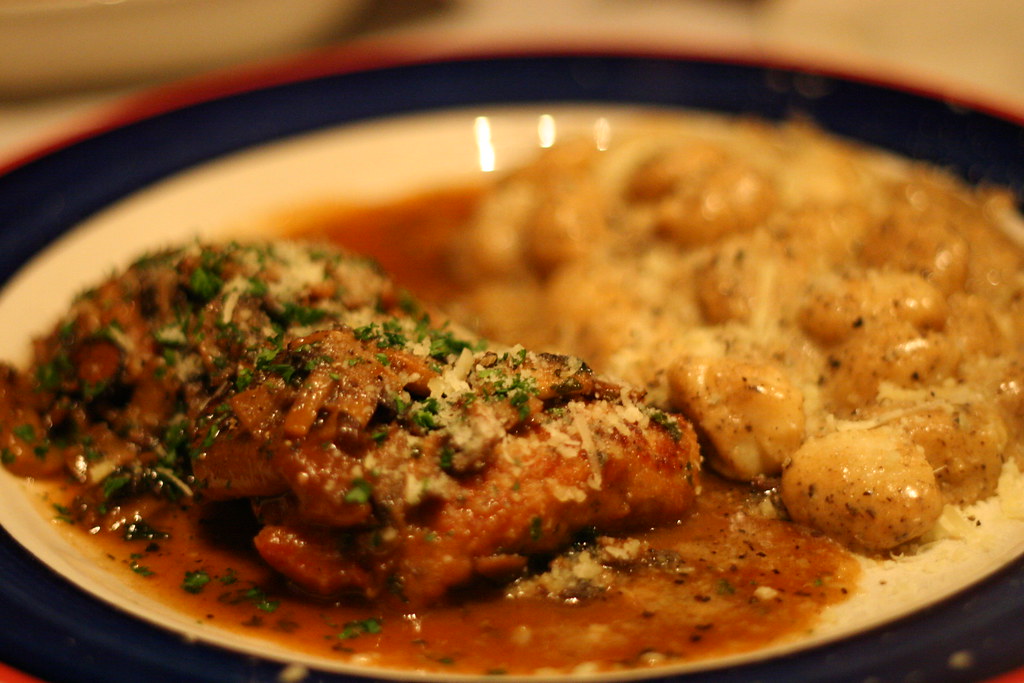 Pink/Green Peppercorn Veal and Black Truffle Gnocchi, Aldo… Flickr