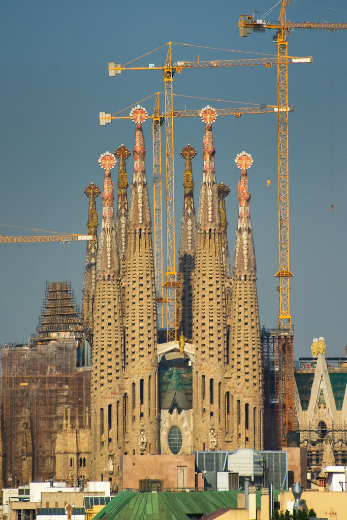 Spain Barcelona Sagrada Familia under construction Flickr