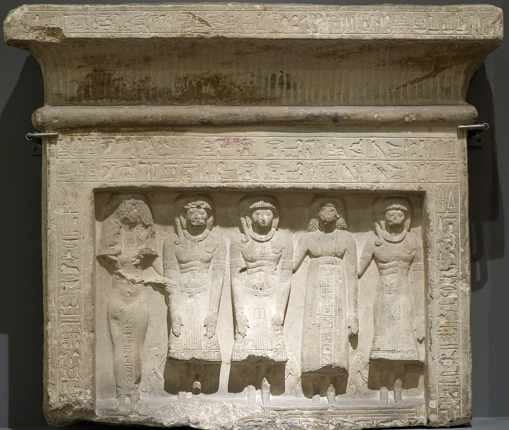 Tomb stela of Meryptah (RMO Leiden, Saqqara 1360bc) Flickr