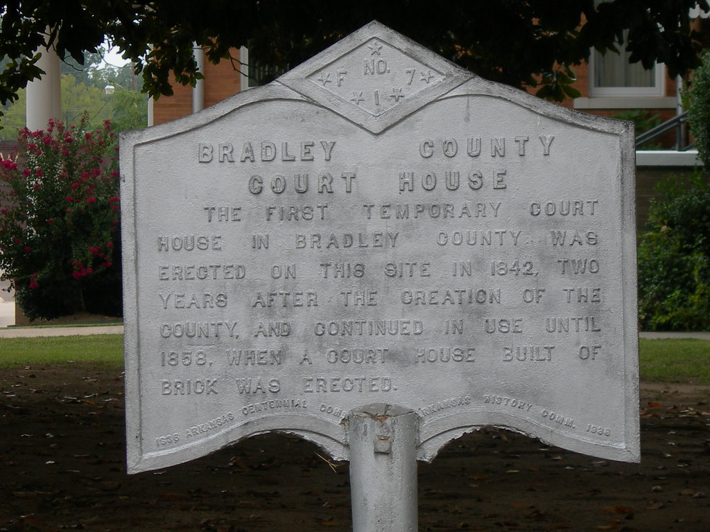 Bradley County Courthouse Marker Warren, Arkansas Jimmy Emerson