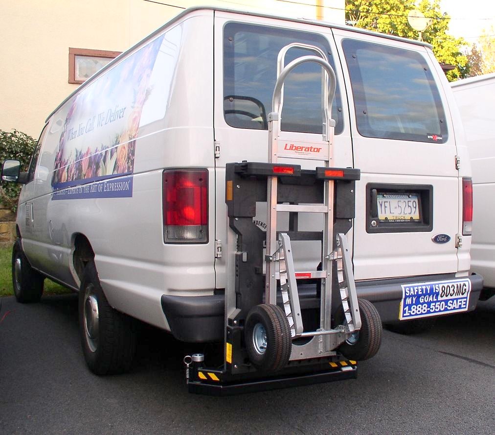 Ford E250 cargo van hand truck carrier rack for vans. Flickr