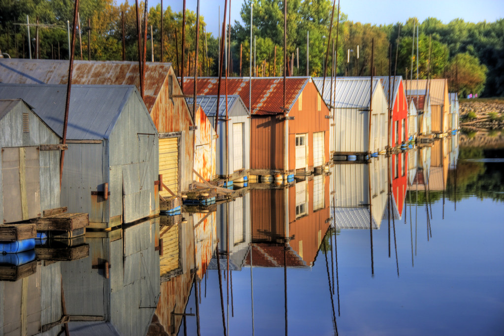 6667 Red Wing Boathouses HDR Tim Alms Flickr