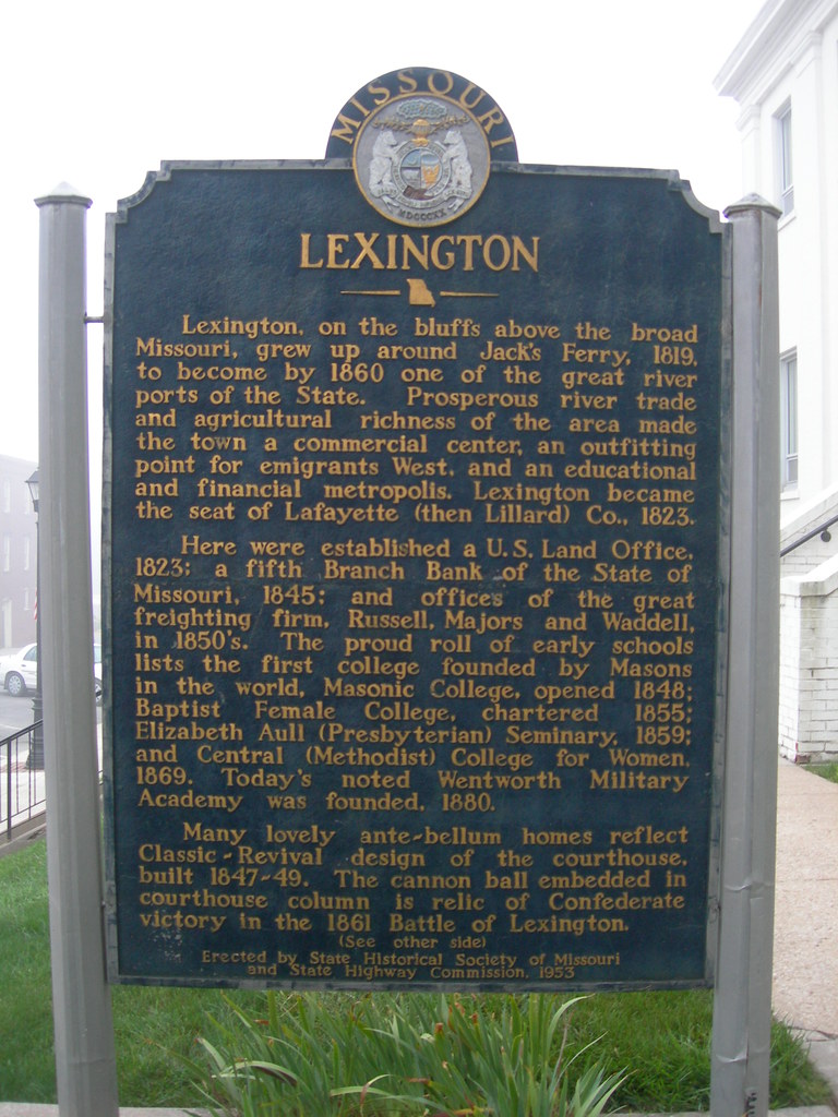 Lexington, Missouri Historic Marker Jimmy Emerson, DVM Flickr
