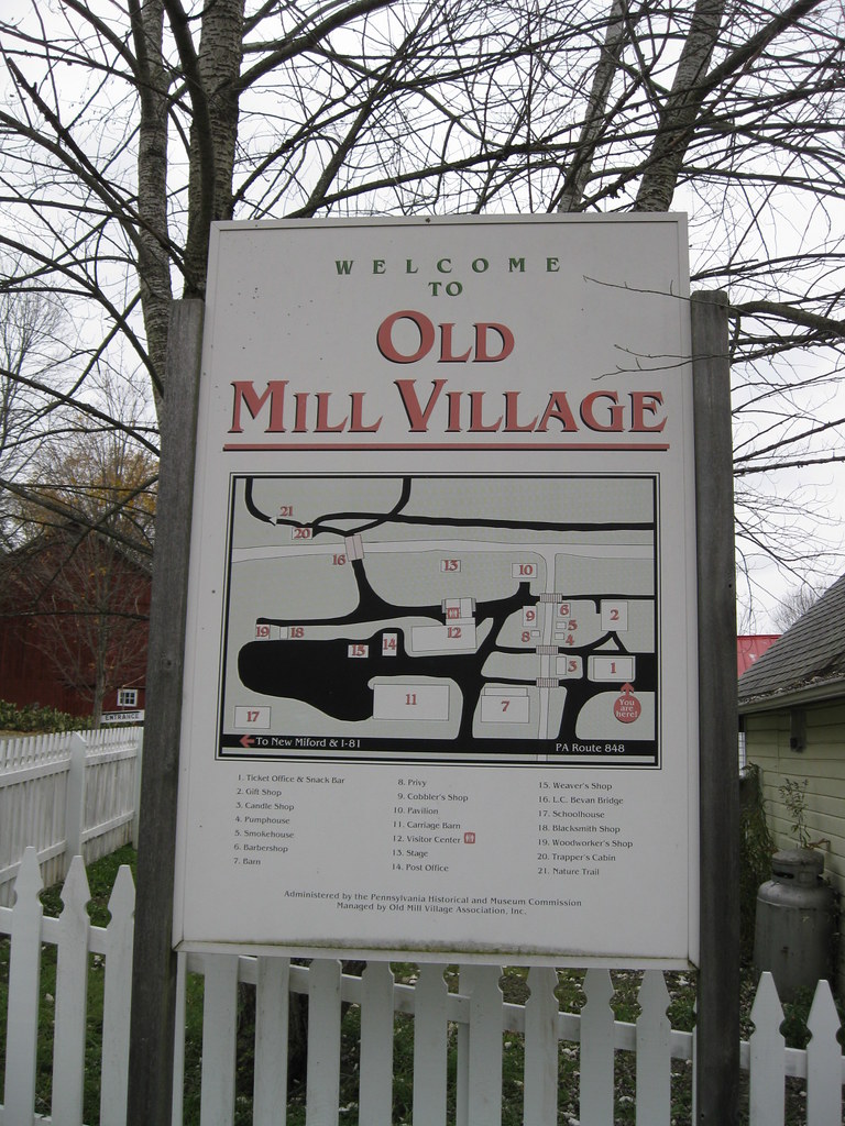 Old Mill Village New Milford, Pennsylvania Old Mill Vill… Flickr