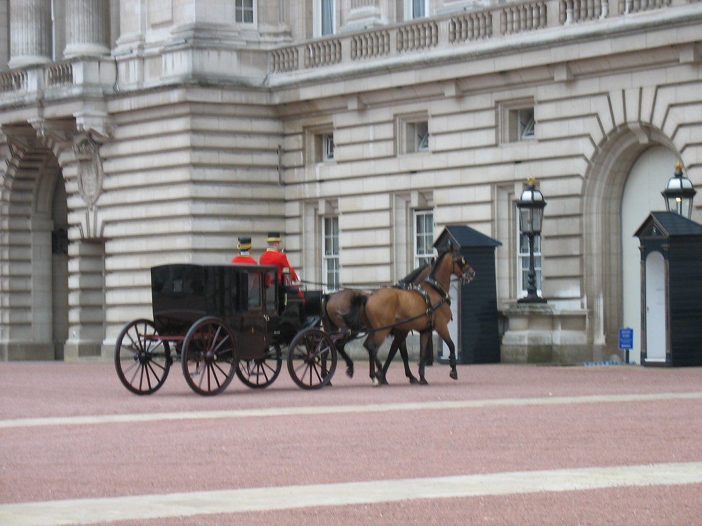 Horse (Cleveland Bay) Drawn Brougham Carriage, Buckingham … Flickr