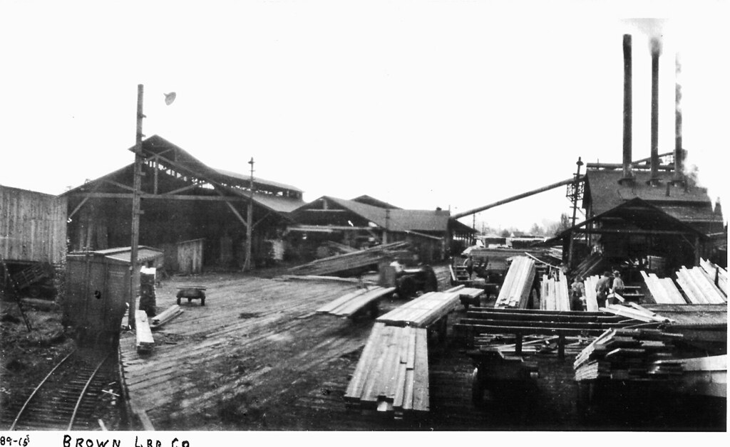 Brown Lumber Company Sawmill Near Cottage Grove Oregon Flickr