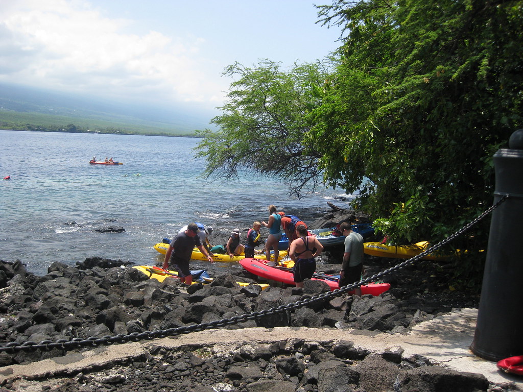 Getting ready to go snorkeling at Kealakekua Bay, Big Isla… Flickr