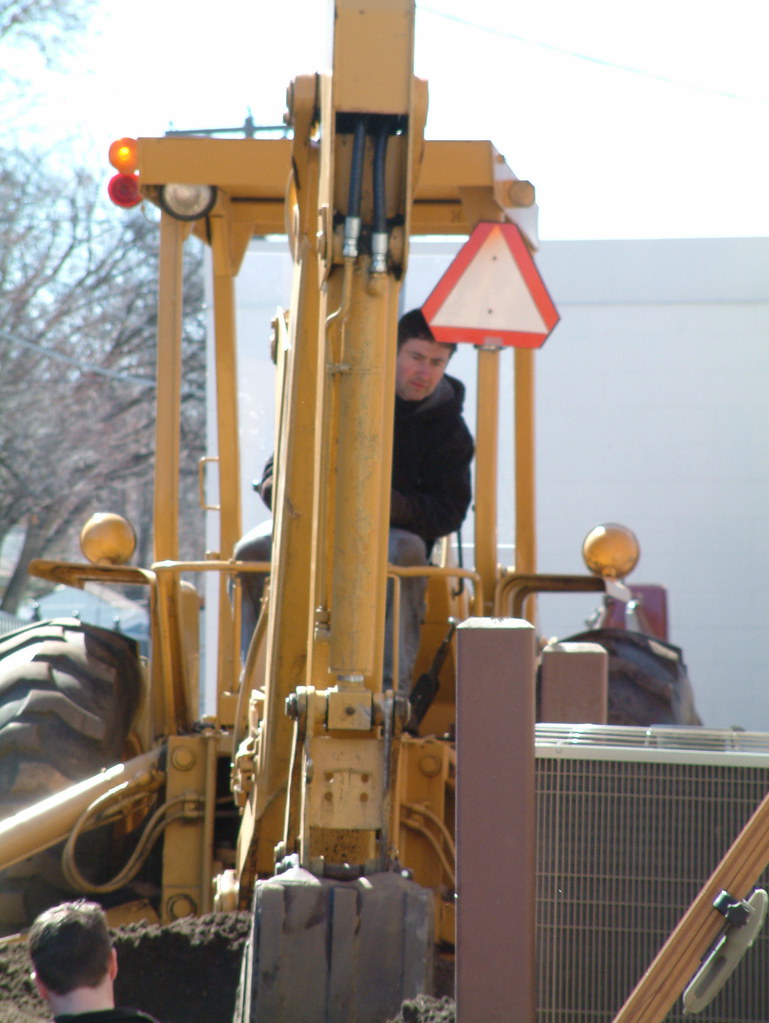 2004 Brian Bona Digging the foundation. Bona Bros. Auto and Truck