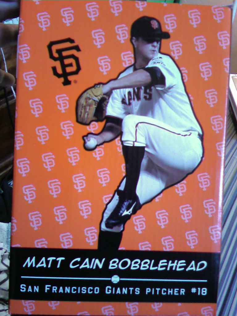 Matt Cain bobblehead Libby Flickr