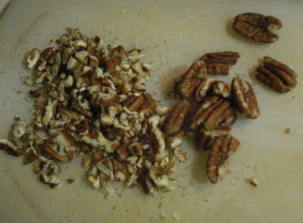 Pecans chopping pecans for pie Amy Stephenson Flickr