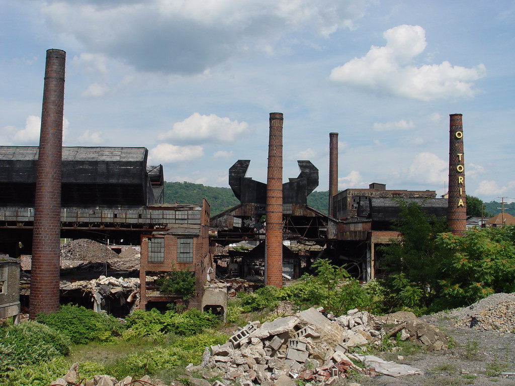 Fostoria Glass Company Once a massive glass producing plan… Flickr
