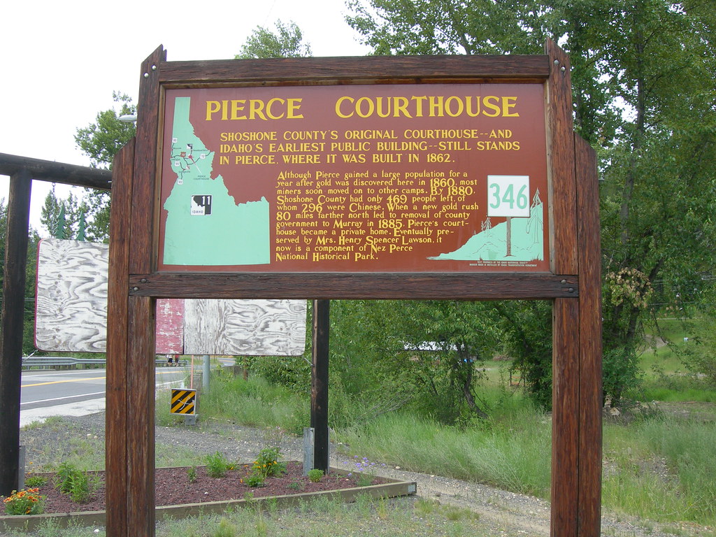 Pierce Courthouse Historic Marker Pierce, Idaho Jimmy Emerson, DVM