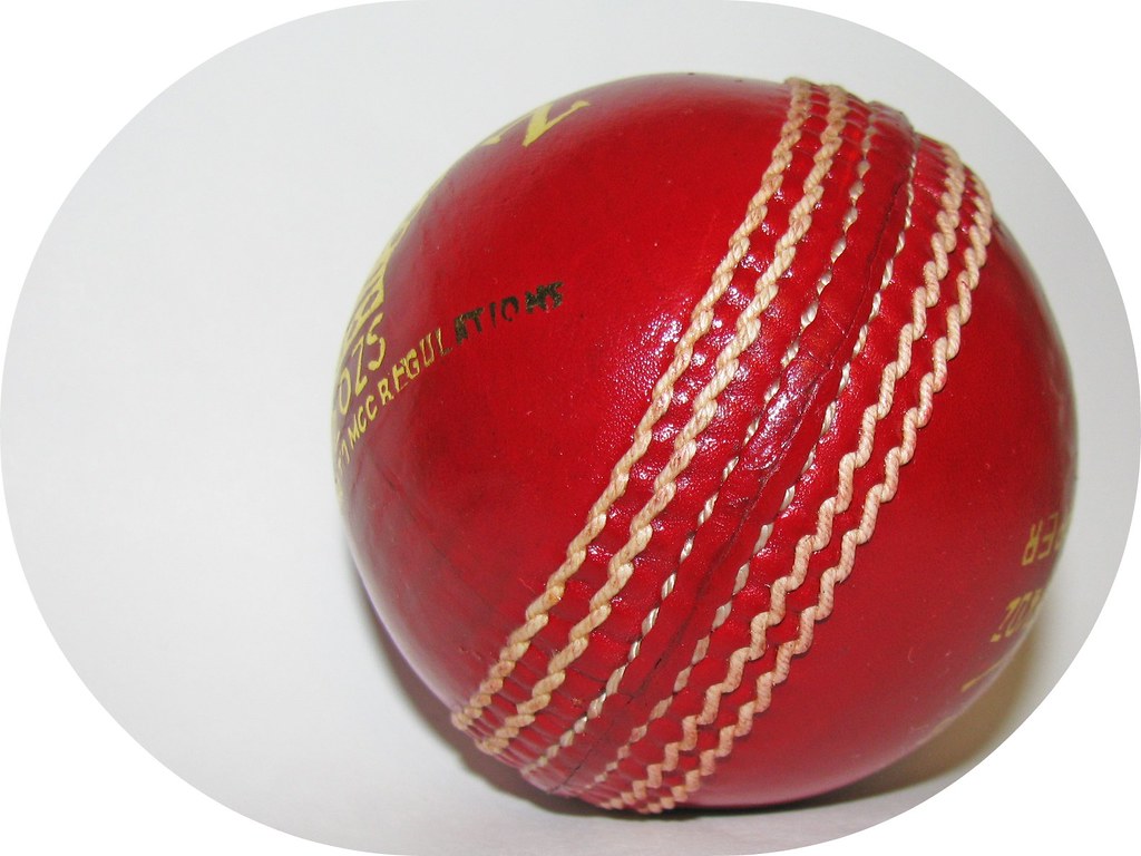 Cricket Ball Cricket balls are made from a core of cork, w… Flickr