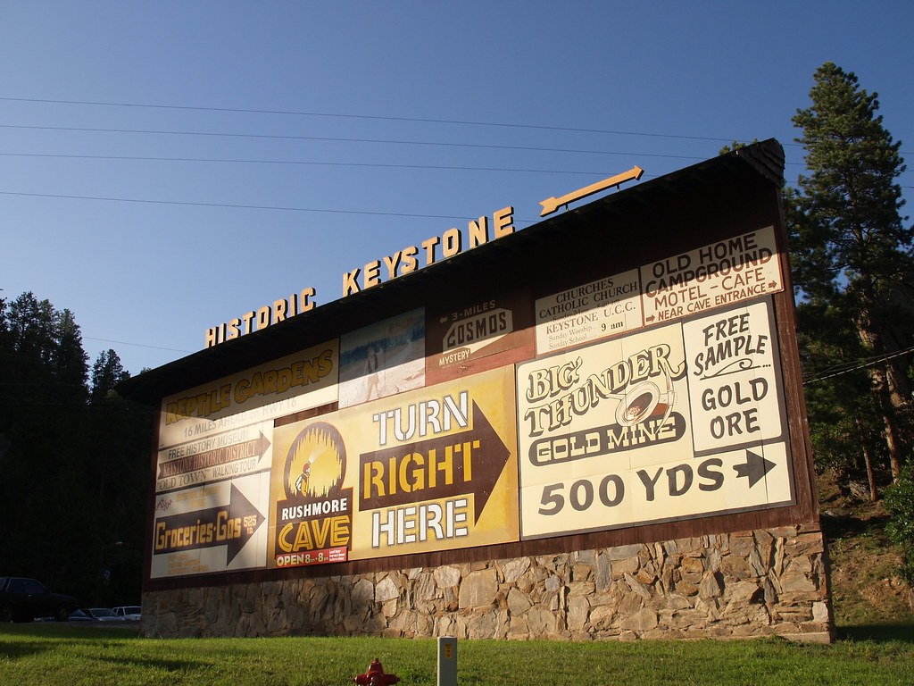 Keystone SD South Dakota 2009 Old Small Town Signs Buildin… Flickr