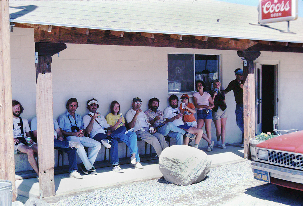 Birders at Dyer, Nevada May 30, 1982 "LR John Sterling (… Flickr