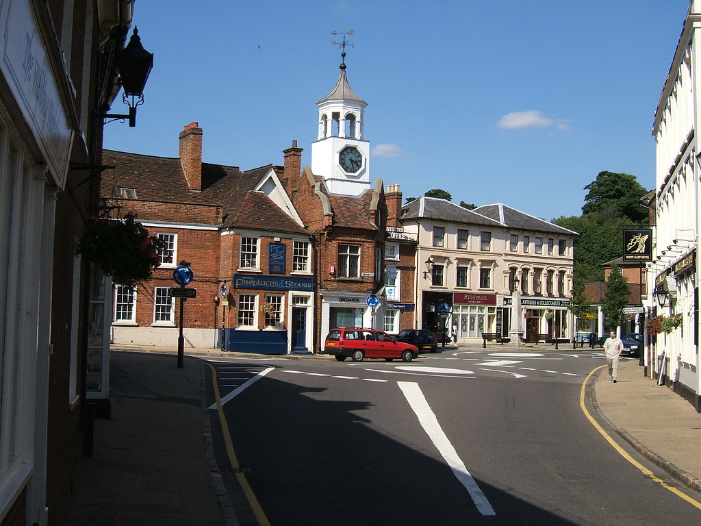 Ampthill Town Centre from Dunstable St Mark Smith Flickr