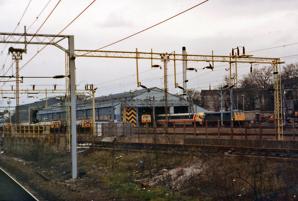 1984 04 07 Glasgow Shields Road Depot 370007 & 86217 (1) Flickr