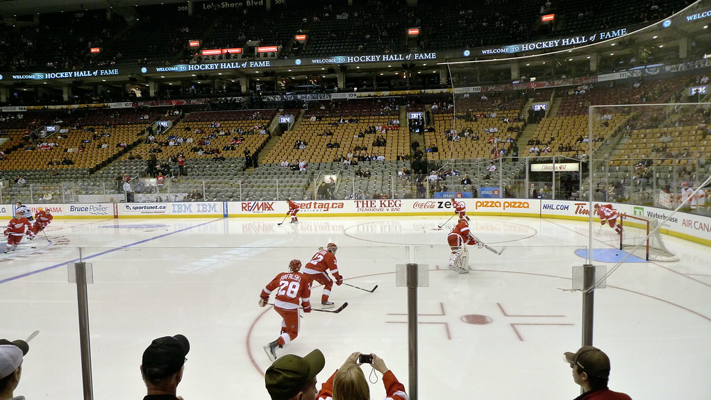 Red Wings at Maple Leafs, 7 November Ellen Flickr
