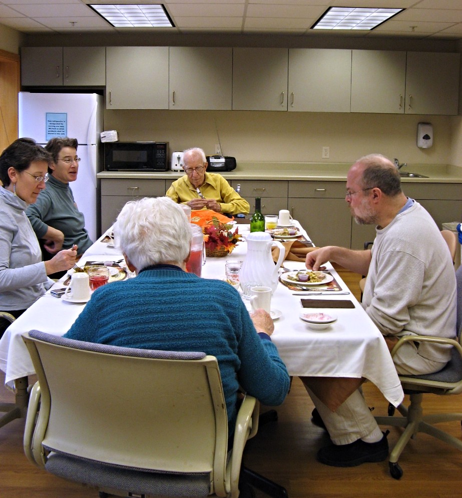 Thanksgiving meal at Oakwood Village West, Madison Flickr