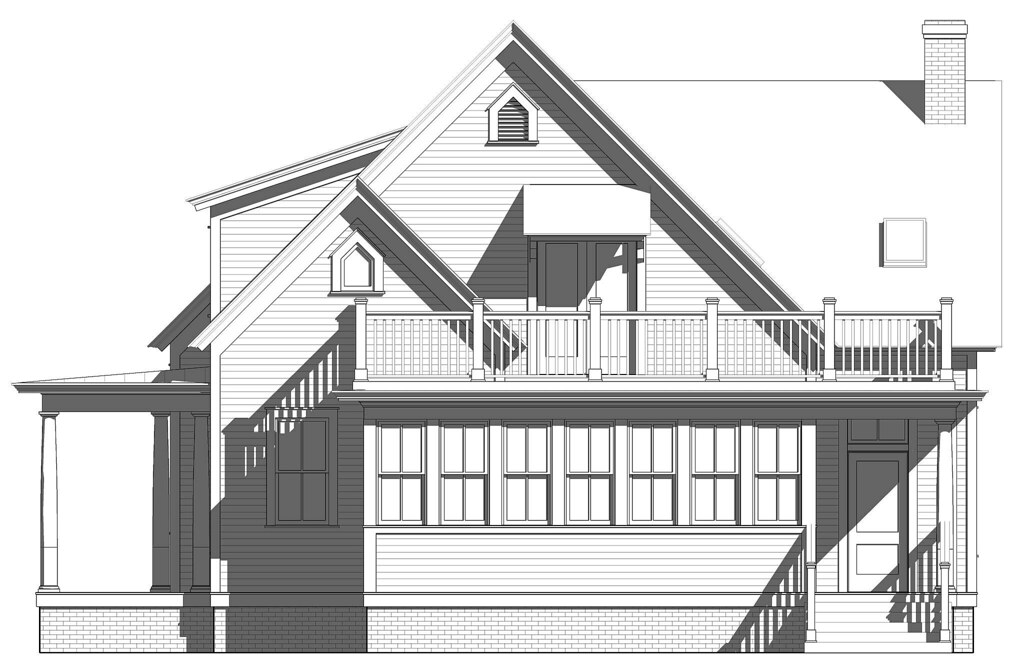 NixonResidence_Elevation_Rear01B&W Proposed restoration… Flickr