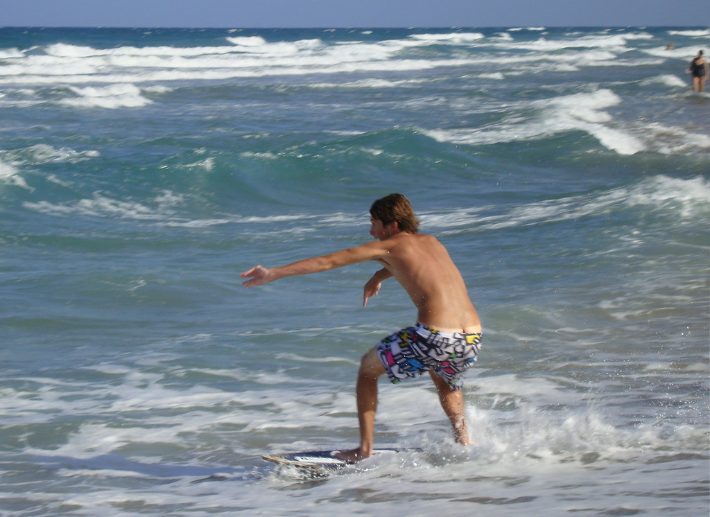 Summer memory boogie boarding in Palm Beach, Florida R. O. Flinn Flickr