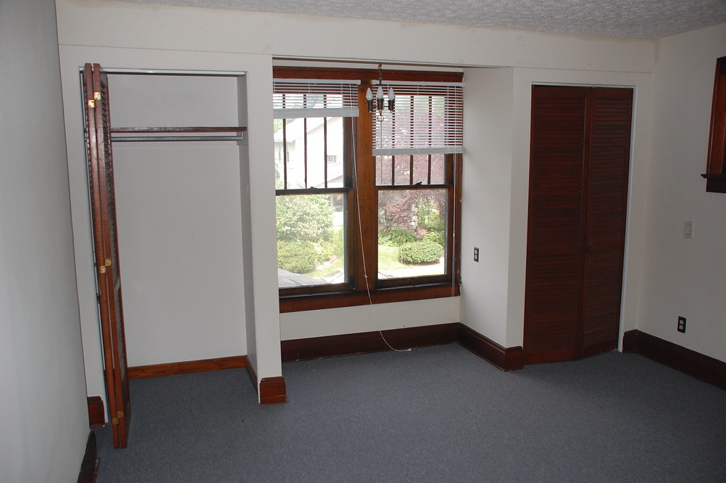 Master bedroom With hisandhers closets (well, hisand