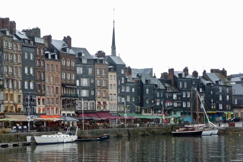 Quai SainteCatherine from the south Honfleur I like thi… Flickr