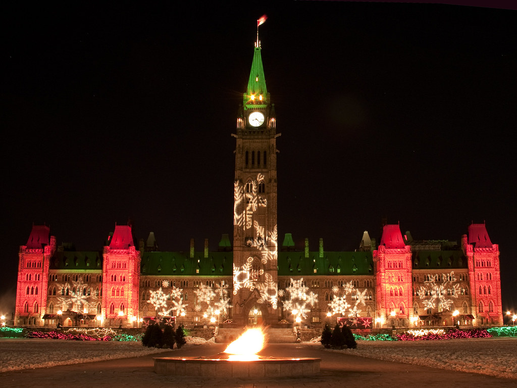 Christmas lights on Parliament Hill powershotpix Flickr