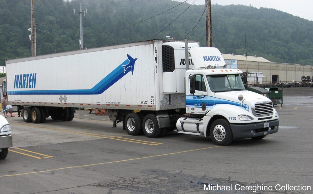 Marten Transport Columbia Daycab 7774 Marten Freightliner … Flickr
