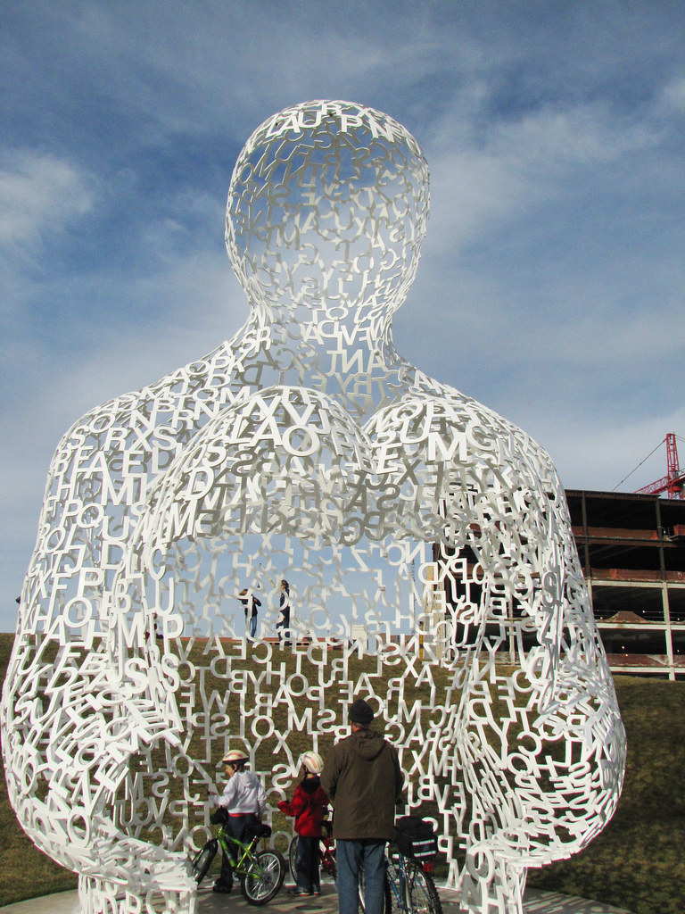 Des Moines downtown sculpture garden Riverwest Flickr