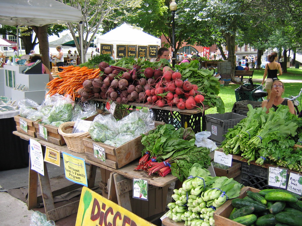 Burlington Farmers Market, City Hall Park, Burlington Verm… Flickr