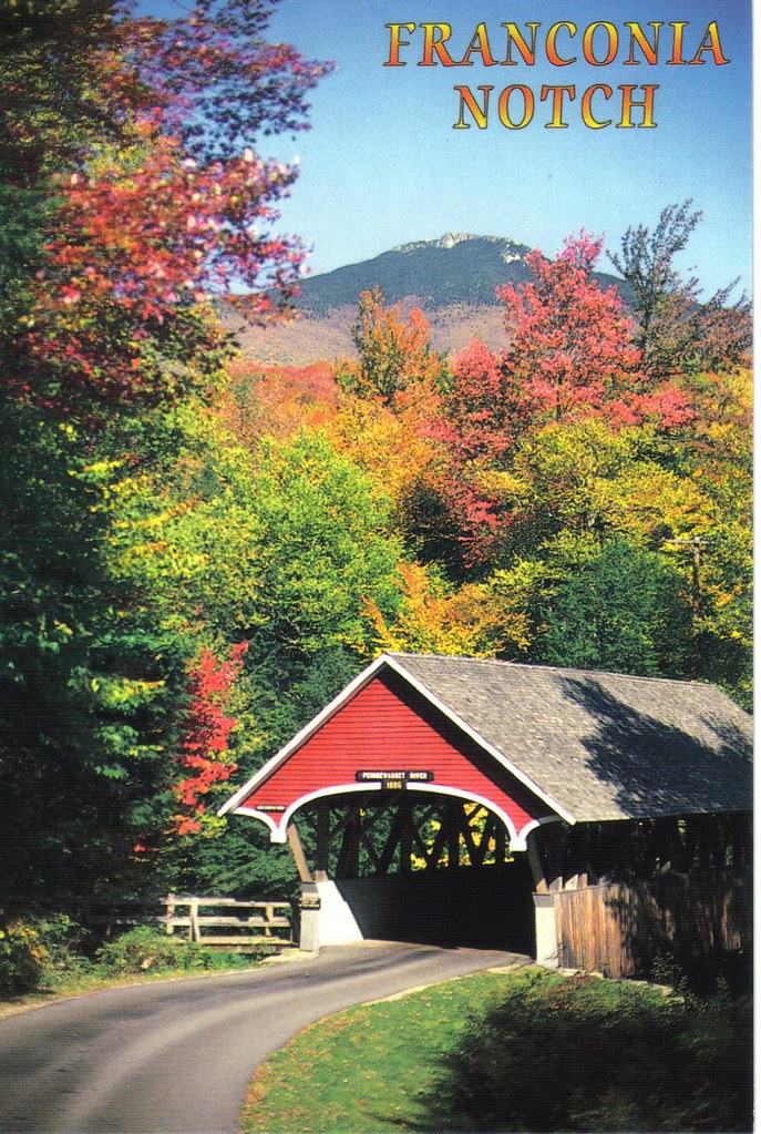 Franconia Notch NH postcard available New Hampshire post… Flickr