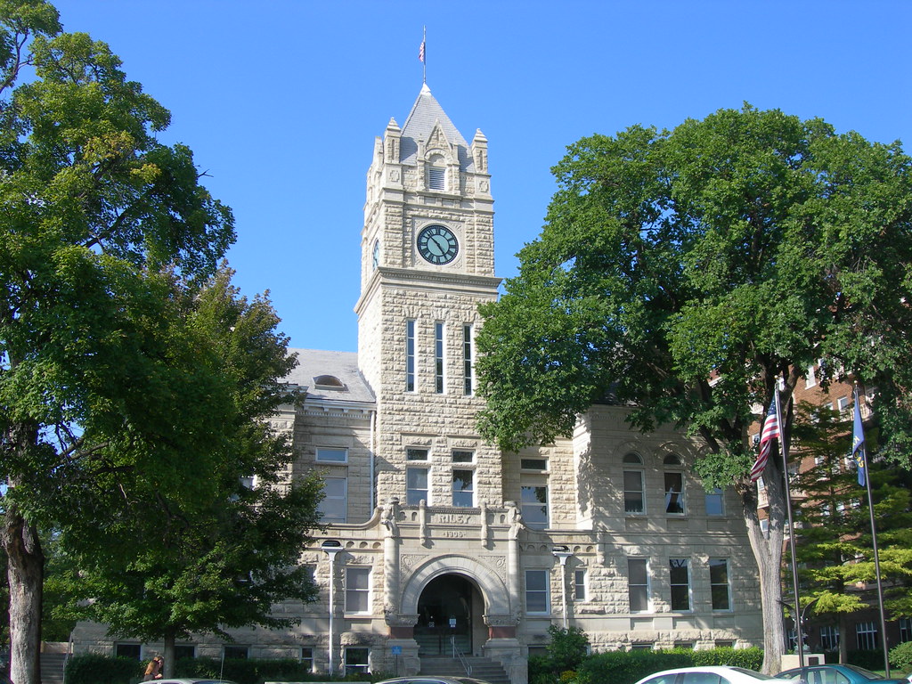 Riley County Courthouse Manhattan, Kansas Constructed in 1… Flickr