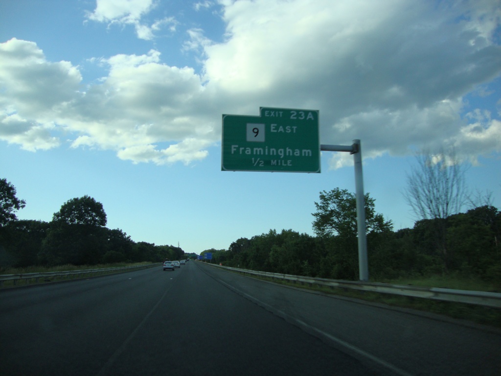 DSC05362 Interstate 495 North approaching Exit 23A MA 9 … Flickr